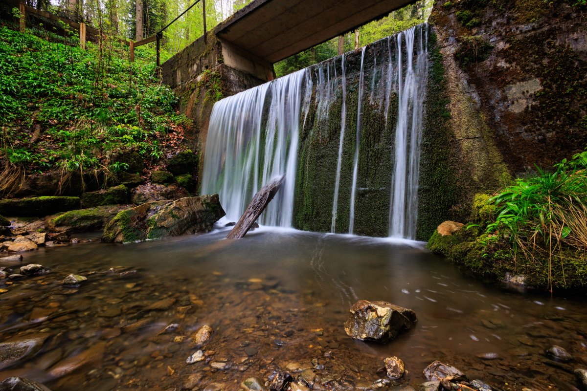 Fotografieren bei schlechtem Wetter - Bäche und Flüsse