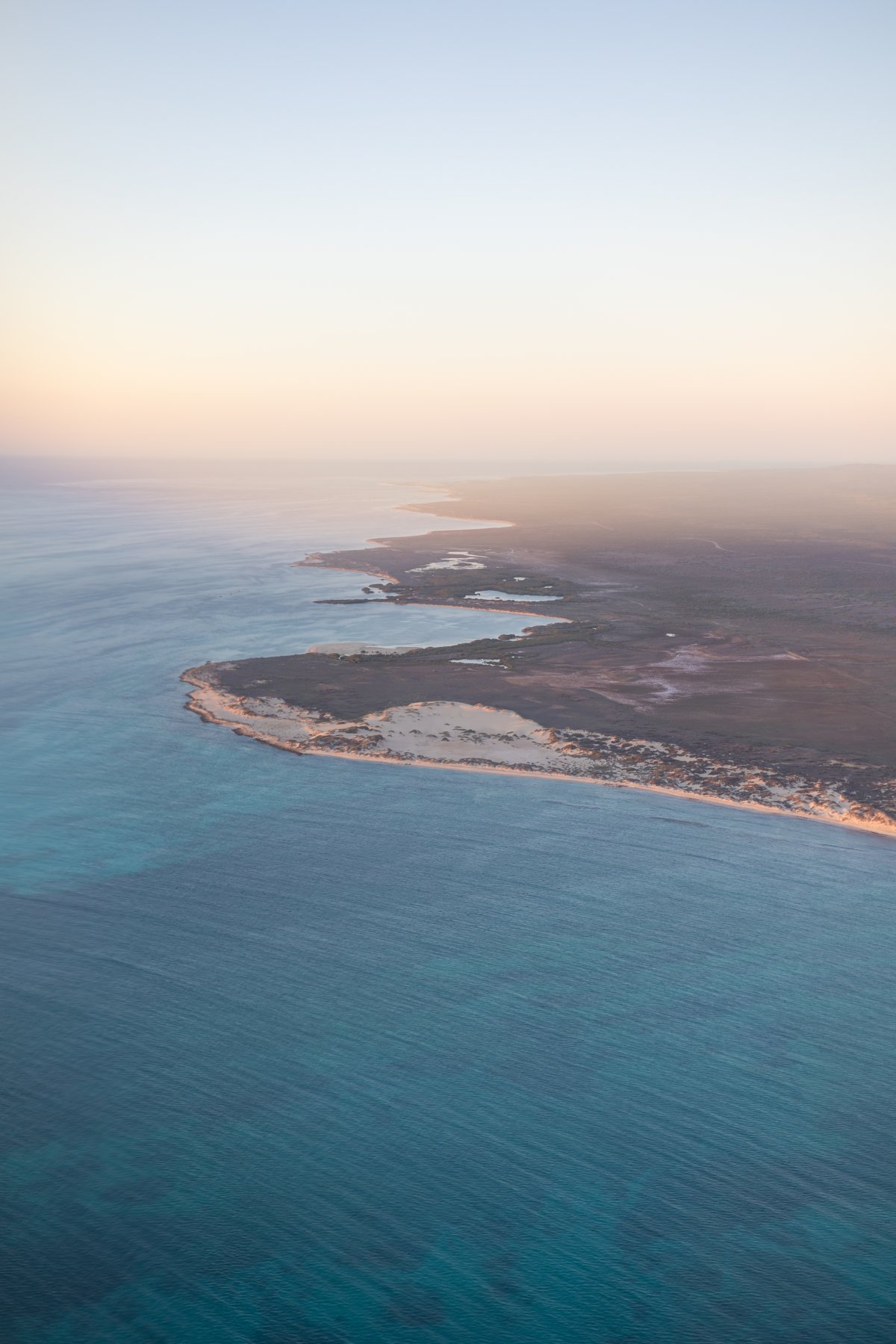 Flug über das Riff am Cape Range National Park / Western Australia