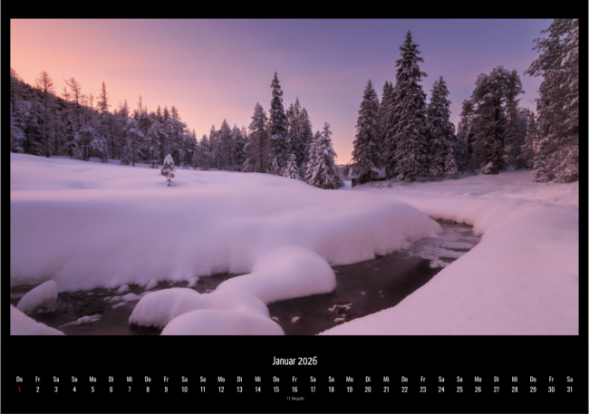 Schweizer Kalender 2026 - Wandkalender Format A3