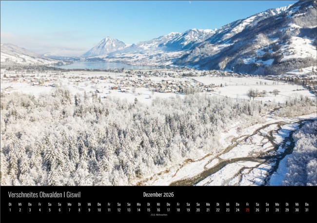 Obwaldner Kalender 2026 / Grösse A3